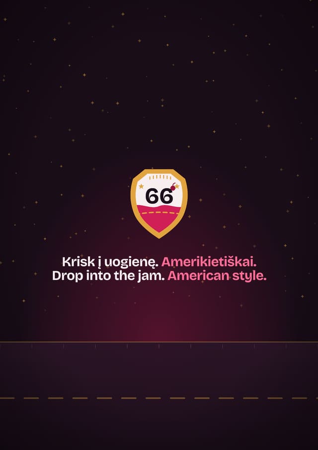 Krisk į uogienę. Amerikietiškai.